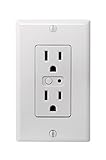 GoControl WO15Z-1 Z-Wave Single Wall Outlet, White