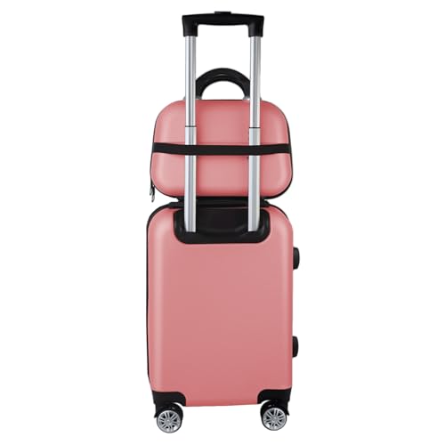 Kit Mala de Bordo Silent Ipanema + Frasqueira - Padrão ANAC | Rígida em ABS | 4 Rodas Duplas 360° |