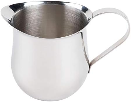 3-Ounce Stainless Steel Bell Creamer, 90 ml. Bell-Shaped Serving Cream Pitcher