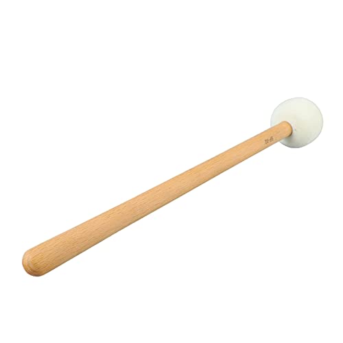 Baqueta de percusión con cabeza de fieltro blanco 32 cm miniatura 5