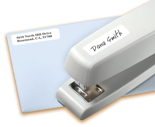 Avery Etiquetas removíveis autoadesivas, 1 x 4 cm, branco, 840 por pacote (05422)