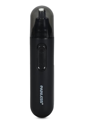 Ginity Ear & Nose Hair Trimmer with LED Display for Men Women,Painless USB Rechargeable Eyebrow & Facial & Nose Hair Trimmer Clipper,Professional IPX7 Waterproof Dual Edge Blades