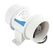 LOKLNEYK 3 Inch 12V Silent Inline Blower Air Circulation Fan Compatible with Yachts Boats Marine Bilge Systems