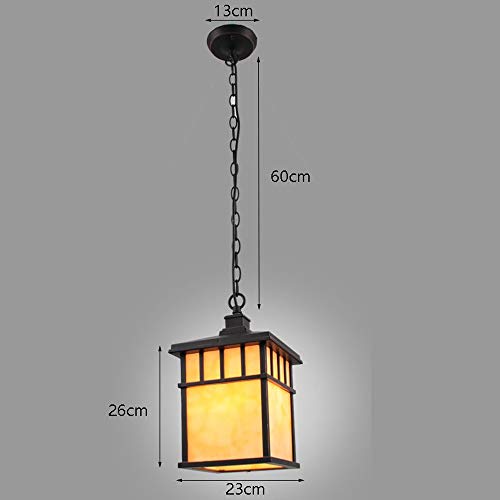 Lustre rustique extérieur de style chinois haut de gamme pour villa - 8