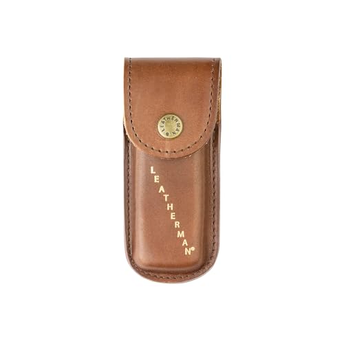 Leatherman Heritage Lederholster - Holster für Micra Modell - Werkzeug Zubehör - Braun Mittel