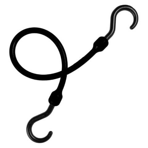 The Perfect Bungee by BihlerFlex, PC18BK Easy Stretch Cord, 18", Black Cover