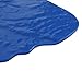 Concrete Stamps Mats Set Concrete Seamless Texturing Skin Mold Concrete Stamping Tools Slate Pattern Stamp Mat PU Blue Floor Cement Stamps Mats with Edge Trimmer (18 * 18 inches)