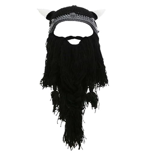 WUODHTW Men's Head Barbarian Vagabond Beanie Long...
