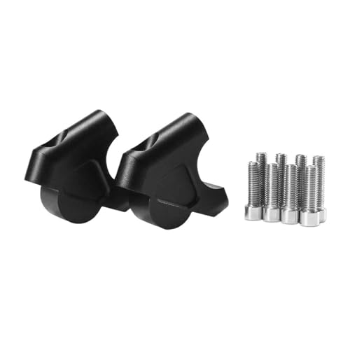 VNSMM Extensiones de Manillar Adaptador de extensión de Abrazadera de Manillar de Arrastre de 32 mm para Elevador de Manillar de BMW S1000XR 2015-2018 Abrazadaera Manillar(Black-GS)