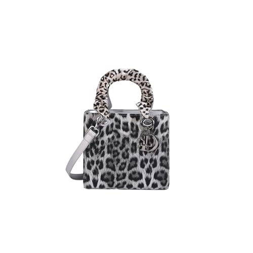Image of Leopard Print Handbag - Women's PU Leather Crossbody Bag, Waterproof, Fashion Messenger & Satchel Bag