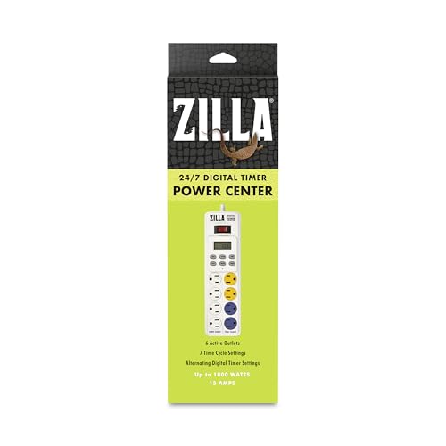 Zilla Reptile Habitat Lighting & Heat Power Center Timer