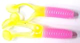 Kalin's 1-3/4' Triple Threat Crappie Scrub 10Pk Bubble Gum/Chartreuse
