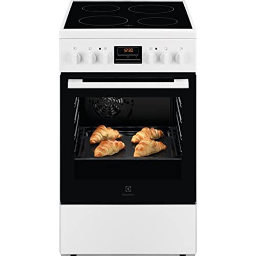 Electrolux Cuisinière Vitrocéramique LKR524288W 4 Foyers
