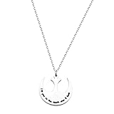 I Love You to the Death Star and Back Necklace Rebel Jewelry Gift for Him (necklace)