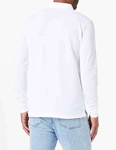GANT SOLID PIQUE LS RUGGER, Felpa Uomo, Nero (