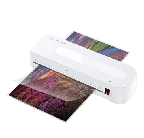KONGMM Plastificadora Máquina laminadora en Caliente A4 for Documentos A4, fotografías, Embalaje blíster, película plástica, laminadora de Rollo de película con un Solo