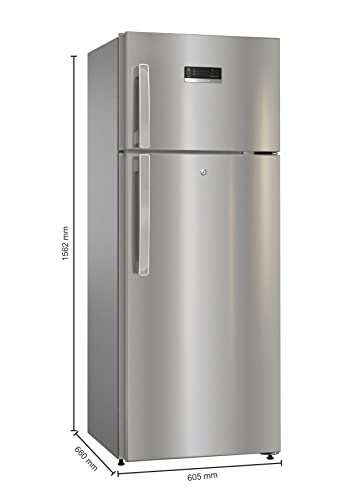 Image of Bosch 263L 3 Star Inverter Frost Free Double Door Refrigerator, Convertible (CTC27S03EI, Sparkly Steel)