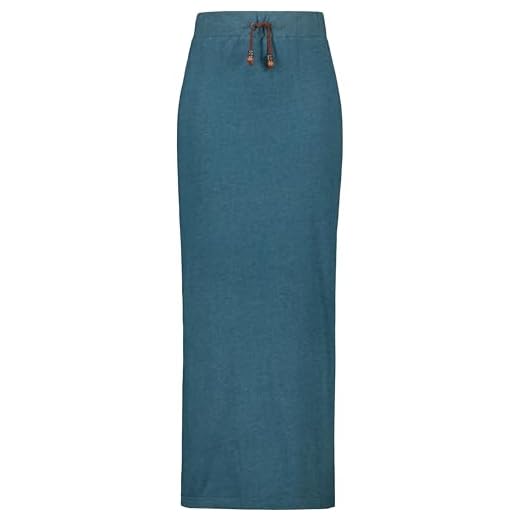 ALIFE and Kickin LinaAK A Long Skirt Damen Sommerrock, Rock Tidal Teal Melange XS