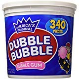 Dubble Bubble Gum, 53.9 Ounce - 340 Count Bucket - PACK OF 3