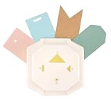 Vaessen Creative 4-in-1 Eckenstanzer Retro Etiketten - Bastel und Scrapbook Zubehör - für Papier, Karten, Einladungen und Fotos