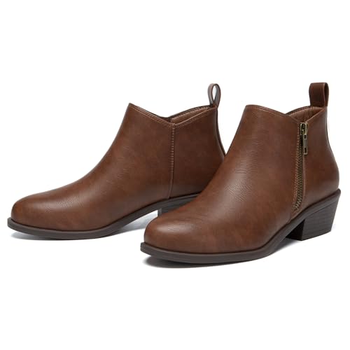 Athlefit Chunky Heel Ankle Boot