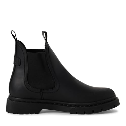Tamaris Damen Chelsea Boots, Frauen Stiefeletten,Wechselfußbett,Comfort Lining,Stiefel,Bootee,Booties,halbstiefel,Kurzstiefel,Black,39 EU