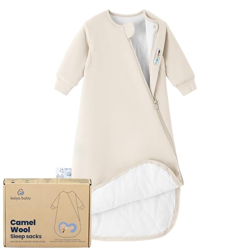 Image of kaiya baby Unisex Sleeping Bag for Babies and Toddlers 2.5 Tog Sleep Sack, Long Sleeve Sleep Sack, Wearable Blanket Baby