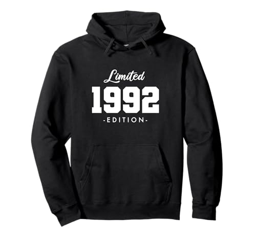 Retro 31 Años Nacido en 1992 Edición Limitada 31 Cumpleaños Sudadera con Capucha