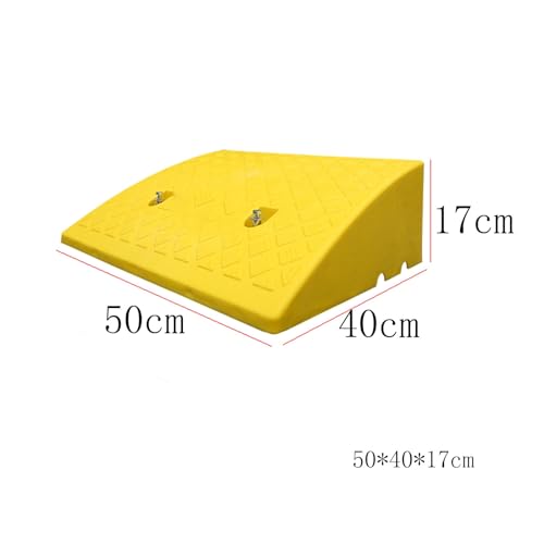 Rampa portátil amarilla para vehículo, antideslizante PVC miniatura 2