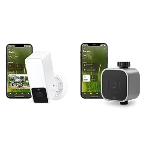 Eve Outdoor Cam (White Edition) – Smarte Überwachungskamera & Aqua – Smarte Bewässerungssteuerung per App oder Siri