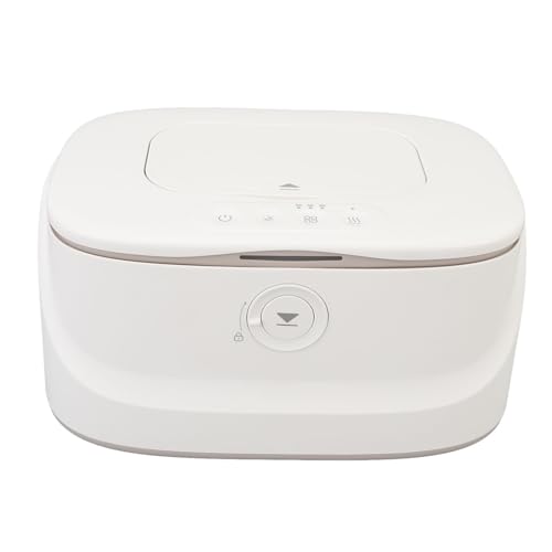 Baby Wipe Warmer with Sealed Flip Cover Adjustable Temperature Smart Night Light USB Wet Wipes Warmer Dispenser