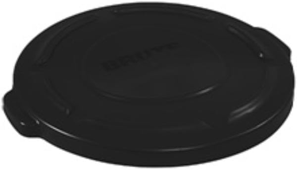 20 gal Flat Trash Can Lid Black