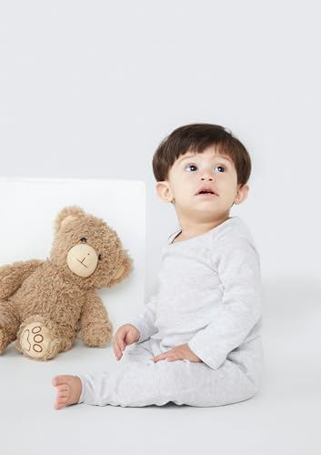 Kit Com 3 Calças Bebê Unissex Em Ribana - Preto 06-09M