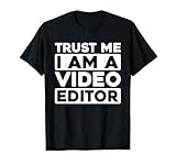 Video Schnitt Postproduktion - Video Editor T-Shirt