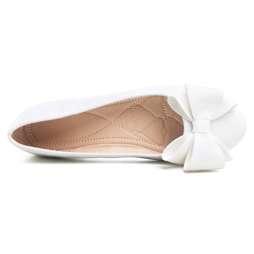 Image of Dear Time Women's Ballet Flats Dress Ballet Shoes Slip on for Office Work Comfortable Shoes