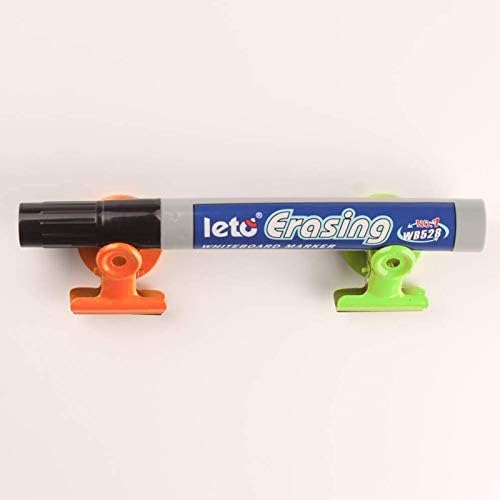 8 Magnetic Metal Clips, Uooker Colored Magnets Clips,Perfect Fridge Magnets Kitchen Magnets Whiteboard Magnets for Home, School, Classroom and Office Use, 4 Colors