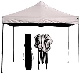 Heatwave Gazebos 3x3 Fully Waterproof Pop up Gazebo With Accessories - Beige