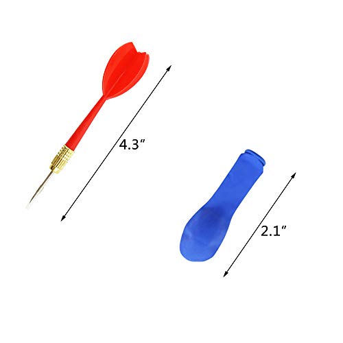 Wfplus 500 Pcs 6 Inch Assorted Color Latex Dart Balloons Water Balloon With 10 Pcs Plastic Darts For Outdoor Games ＆ Carnival Pop Party #TOP1