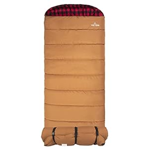 TETON Sports Deer Hunter -35F and 0F Degree Sleeping Bag. Warm and Comfortable Camping Sleeping Bags, Teton Tough Canvas Shell for Camping, Hunting, and Cold Weather
