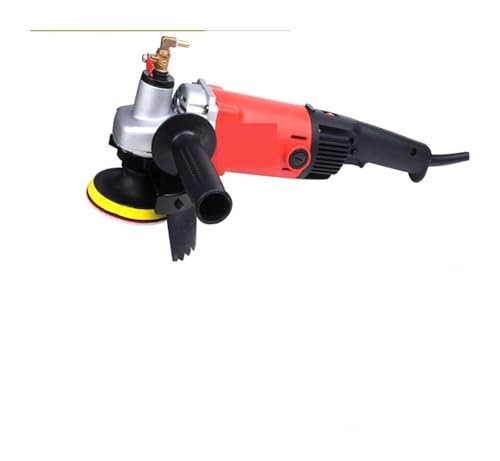 Amoladora húmeda Máquina pulidora de piedra húmeda de granito de mármol eléctrico de 1400w, lijadora, lijadora manual, molino de agua, velocidad ajustable Pulido más fácil, mejor y más rápido