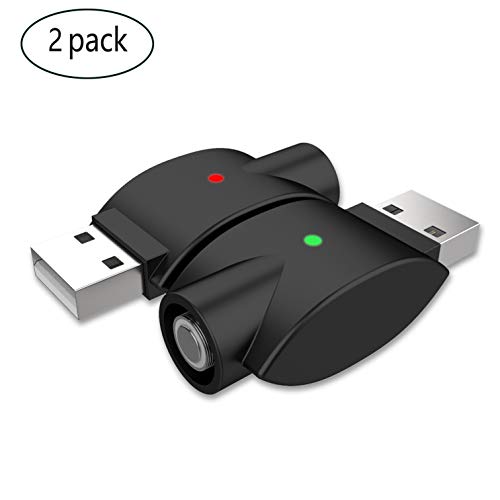 【2-Pack】 USB Charge Thread Charger Smart Over-Charge Protection, for USB Adapter Devices
