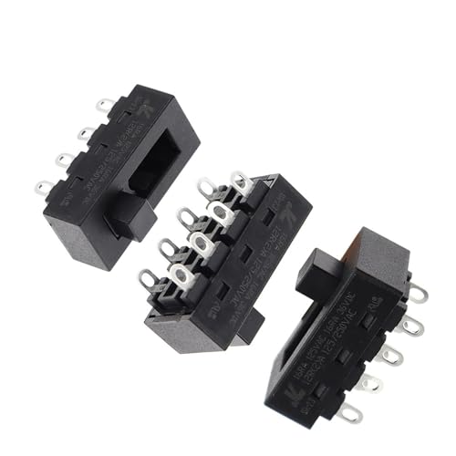 Interruptor DIP deslizante LQ-103H de 8 pines con 3 posiciones y 12A para control de voltaje 2