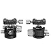 Leofoto LH-40 Ball Head, 40mm Ball, Low Profile, Firction Contorl, Base Panning Contorl, Bubble Level, Include 70mm QR Plate, Arca Compatible