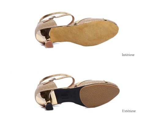 Chaussures de danse confortables à bout fermé avec maintien optimal