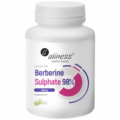 Berberine Sulphate 99% 400Mg, 60 Vegan Capsules, Candida And Thrush Cleanse, Pcos