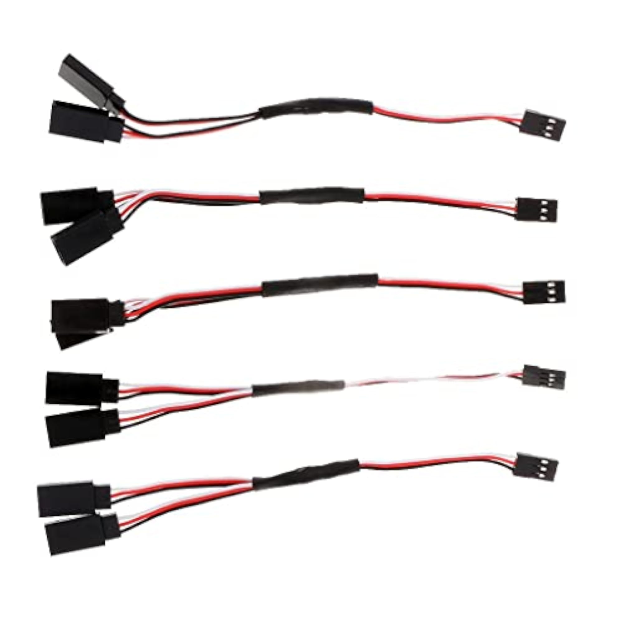 5pcs Y Type Steering Servo Extended Line Cable 150mm