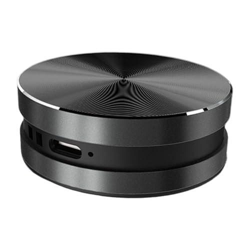 Altavoz de conducción ósea – 5 x 2,5 cm altavoz de sonido estéreo, diseño portátil | Ducha Baño Mini Reproductor de Música con Líneas Delgadas, Sonido de Bajo Estéreo con Ventosa Para Viajes En Casa
