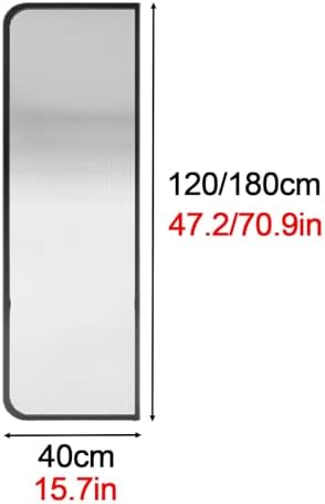 Men's Urinal Screen - Wall-Mounted Privacy Divider for Hotel Bathrooms Portable Black Room Partition 180x40cm - Ideal for Public Restrooms and Spaces