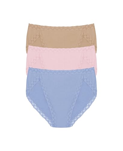 Image of Natori Women's Pima Bliss French Cut Briefs 3 Pack