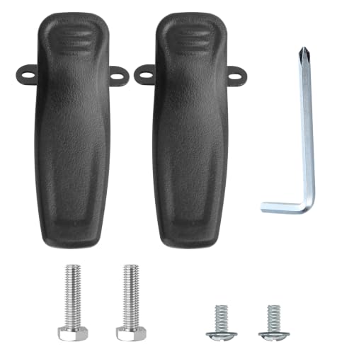 TIDRADIO Belt Clip for TD-H9, TD-H3,TD-H8,TD-H3 Plus,TD-G100,BF-5RM(AR-5RM), BF-F8HP Pro, UV-5G Plus, GM-5RH, BF-UV5RH Pro, BF-UV5RM PRO, RETEVIS H-777 BF-666S, BF-777S,BF-888S Hot Radio Two Way Radio - image 1